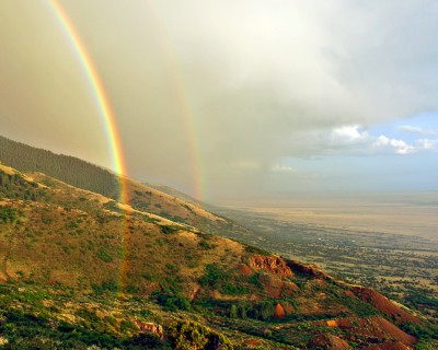 Rainbow over Orient Mine